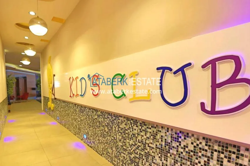 Furnished studio apartments in a prestigious residential complex - Cikcilli district, Alanya 12 