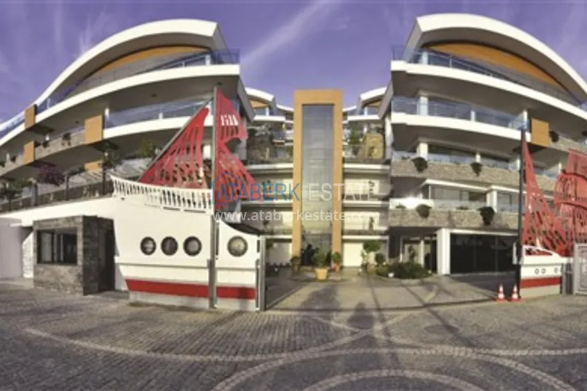 1+1 turnkey apartment 92 m2 with open sea view in a residence with a hotel concept — Konakli, Alanya 14 