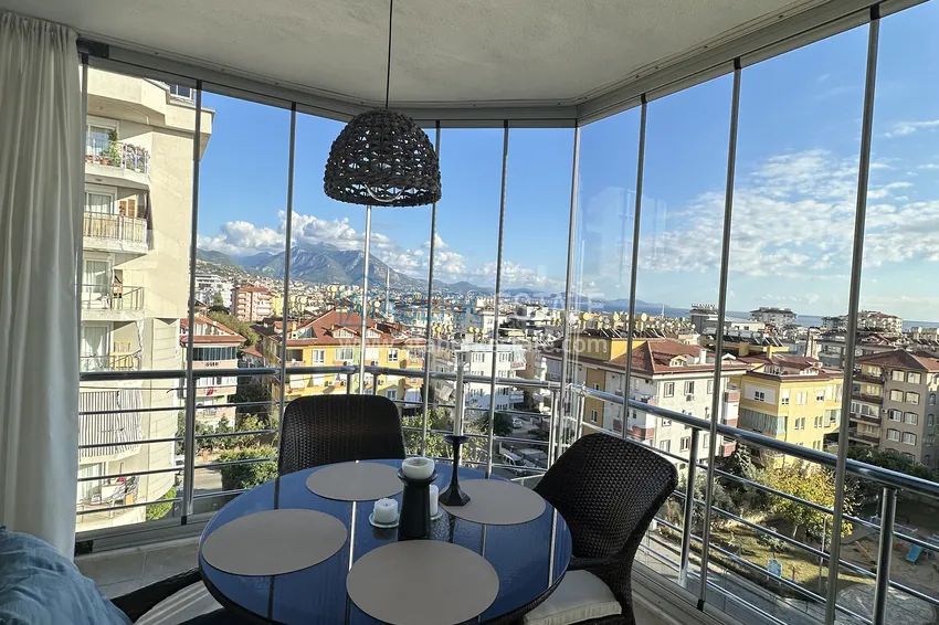 Purchase  Apartment in the center of Alanya, furnished with panoramic views of the sea and the fortress 12 