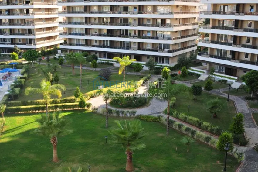 Real estate for residence permit. Apartment with furniture and glazed balcony in Tosmur - Alanya 12 