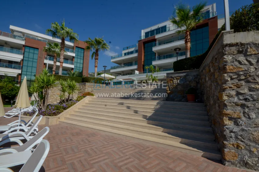 Three-room apartment with furniture in a luxury residential complex in the Cikcilli area 12 