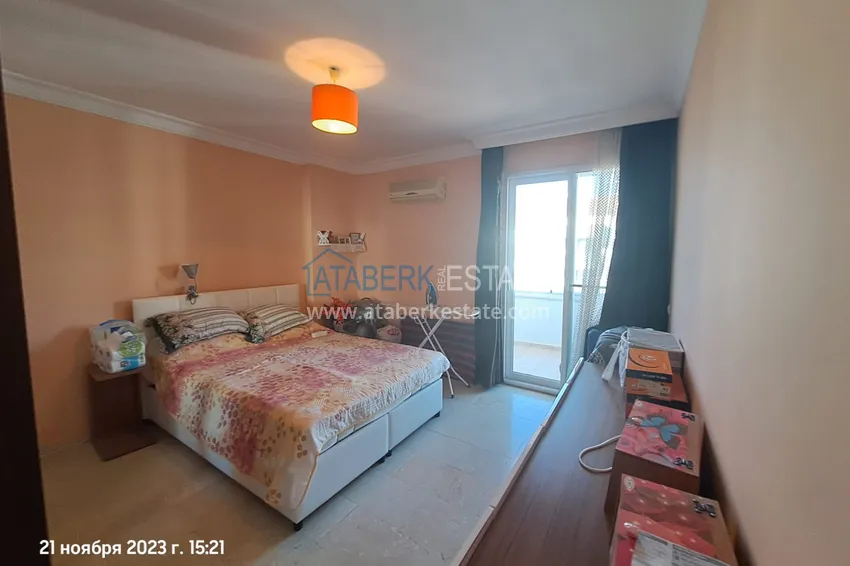 Purchase  Real estate for residence permit. Apartment with furniture and glazed balcony in Tosmur - Alanya 11 