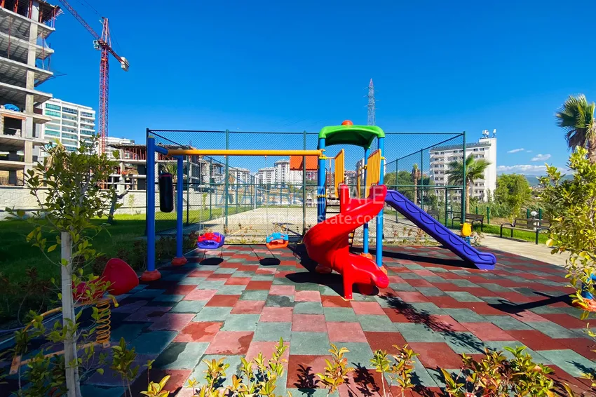 Apartment for rent in Avsallar in a comfortable residential complex No. 82 11 