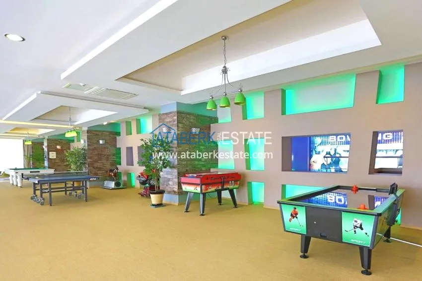 Furnished studio apartments in a prestigious residential complex - Cikcilli district, Alanya 14 