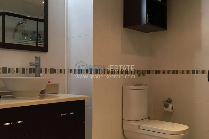 Purchase  Three-room furnished apartment with mountain views in the Tosmur area. 13 