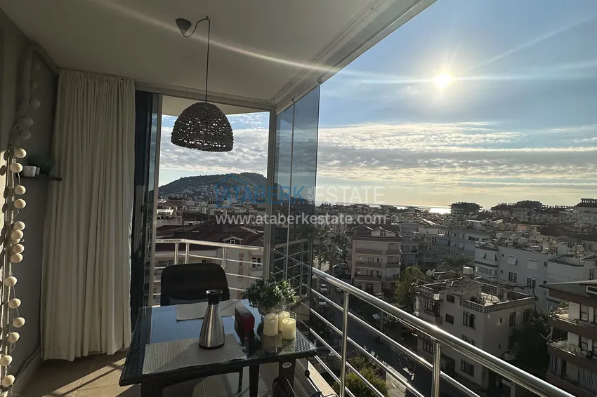 Purchase  Apartment in the center of Alanya, furnished with panoramic views of the sea and the fortress 14 