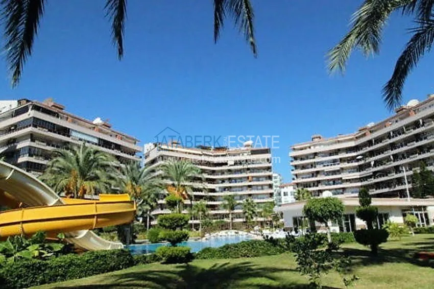 Real estate for residence permit. Apartment with furniture and glazed balcony in Tosmur - Alanya 14 