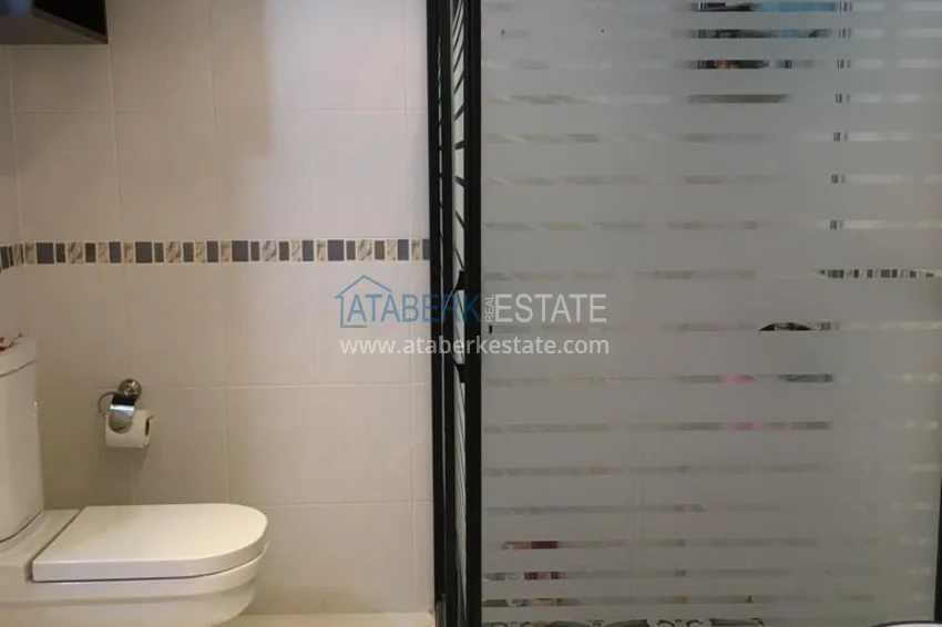 Purchase  Three-room furnished apartment with mountain views in the Tosmur area. 14 