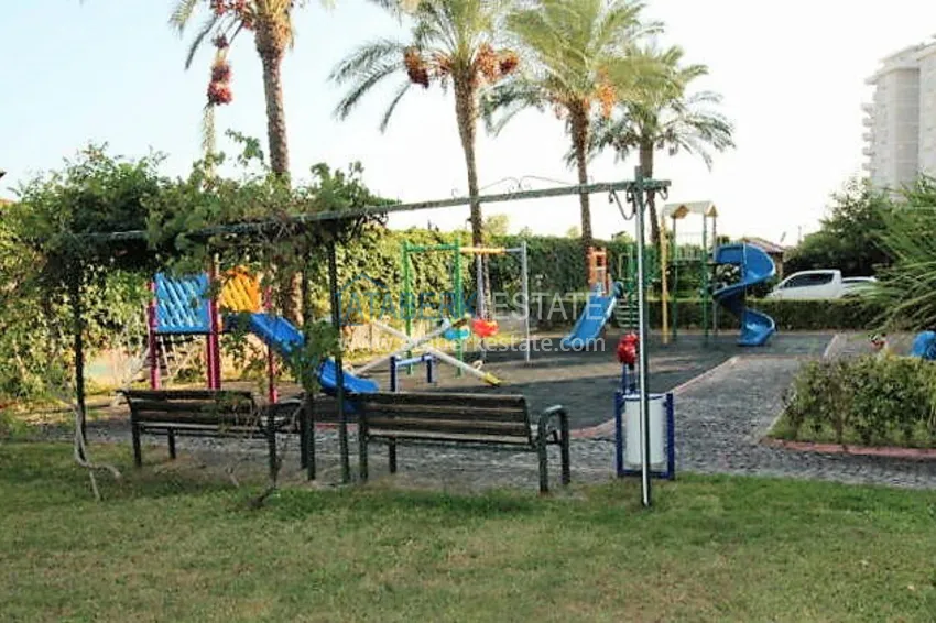 Real estate for residence permit. Apartment with furniture and glazed balcony in Tosmur - Alanya 15 