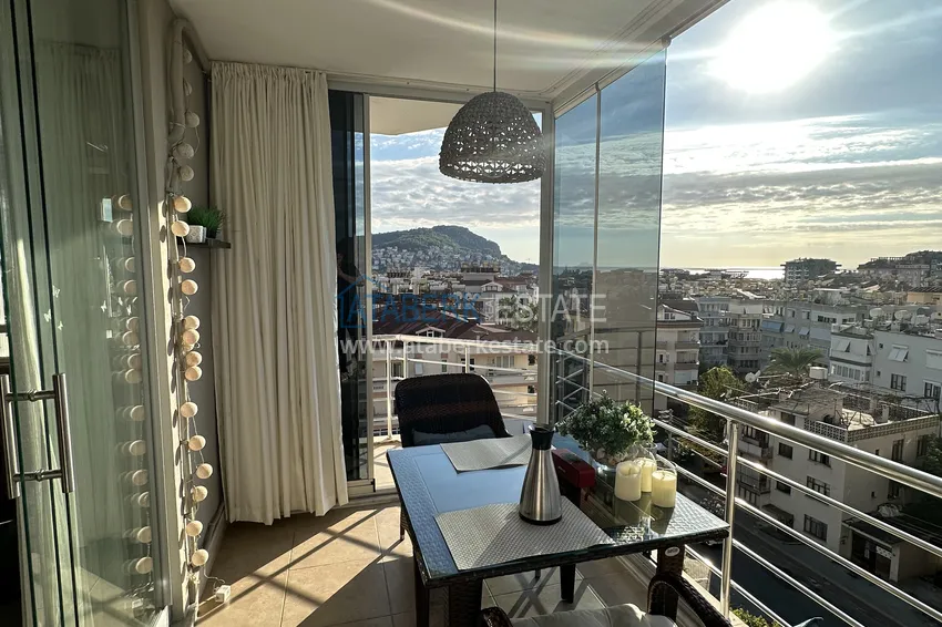 Purchase  Apartment in the center of Alanya, furnished with panoramic views of the sea and the fortress 15 