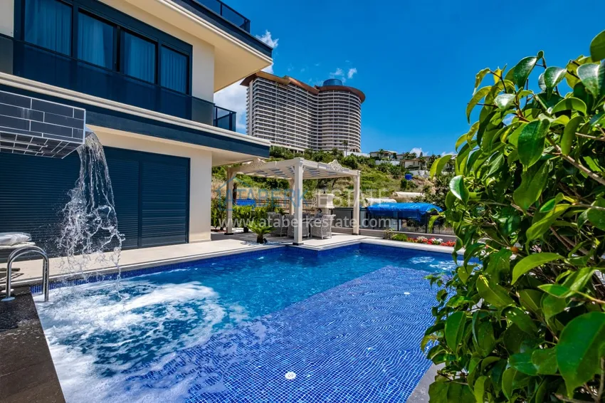 Property for citizenship! Detached luxury villa with stunning views in Kargicak area 14 