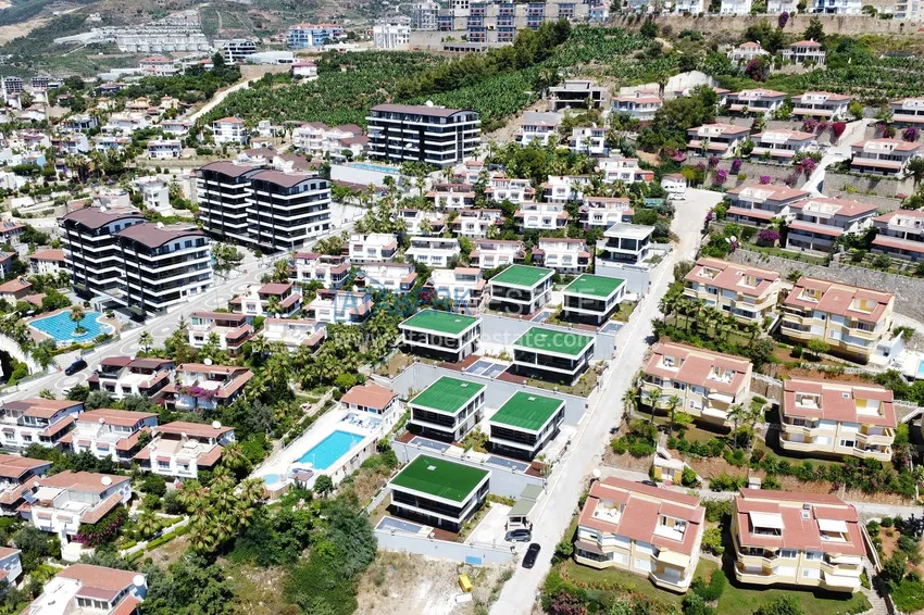 A complex of luxury villas - Kargicak district, Alanya. Citizenship Real Estate 15 