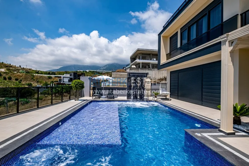 Property for citizenship! Detached luxury villa with stunning views in Kargicak area 15 