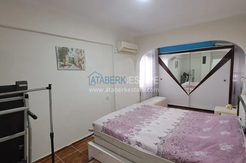 Purchase  Квартира 2+1 в центре Алании с мебелью, отдельной кухней и застекленным балконом  16 