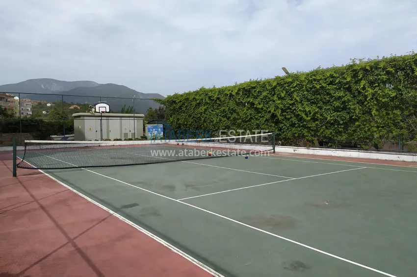 Real estate for residence permit. Apartment with furniture and glazed balcony in Tosmur - Alanya 19 