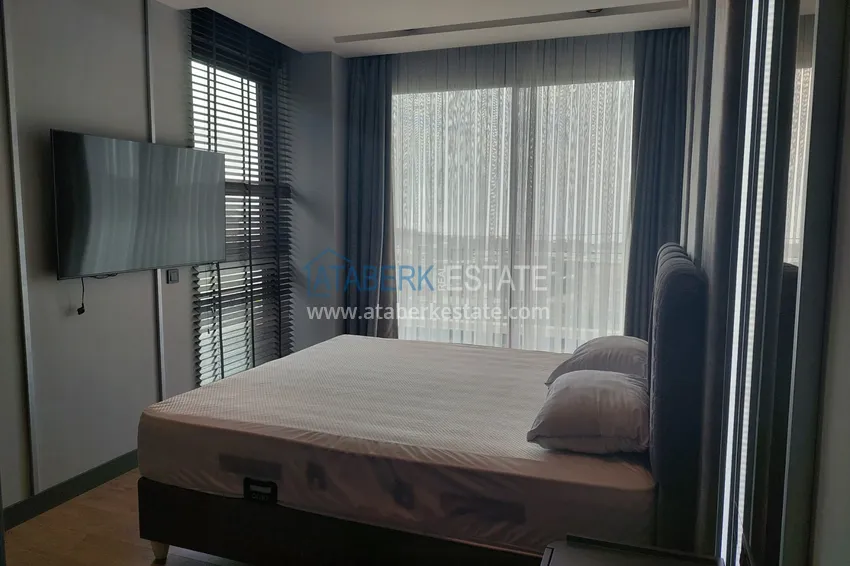 Purchase Rent a two-level premium villa with a private pool in Mahmutlar 18 