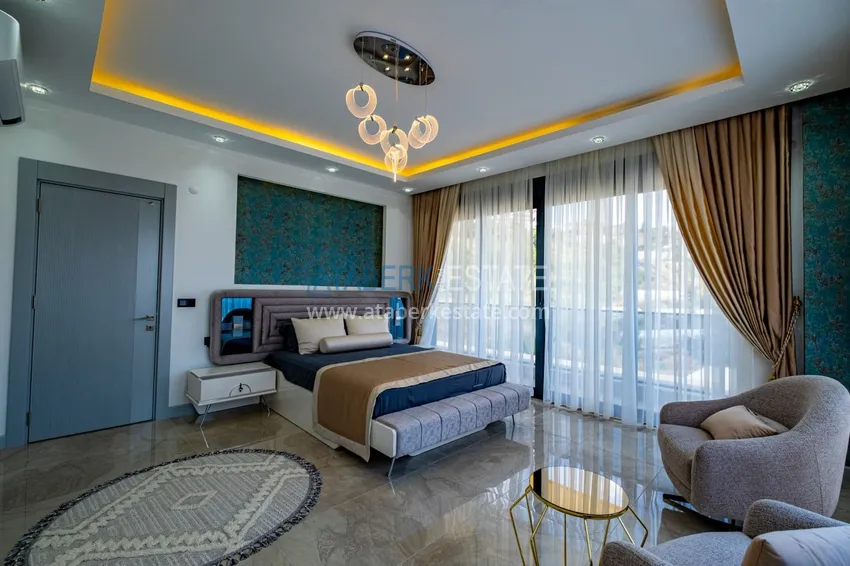 Purchase  Property for citizenship! Detached luxury villa with stunning views in Kargicak area 18 