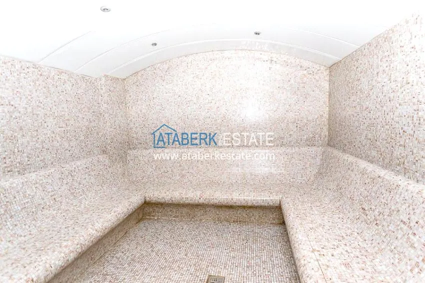 Furnished studio apartments in a prestigious residential complex - Cikcilli district, Alanya 22 