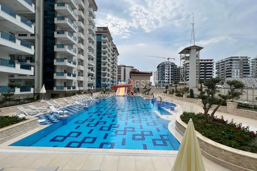 1+1 apartment for rent in Mahmutlar in a luxurious residential complex D-38 3