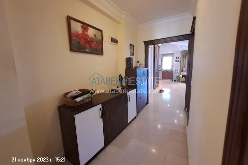 Purchase  Real estate for residence permit. Apartment with furniture and glazed balcony in Tosmur - Alanya 1 