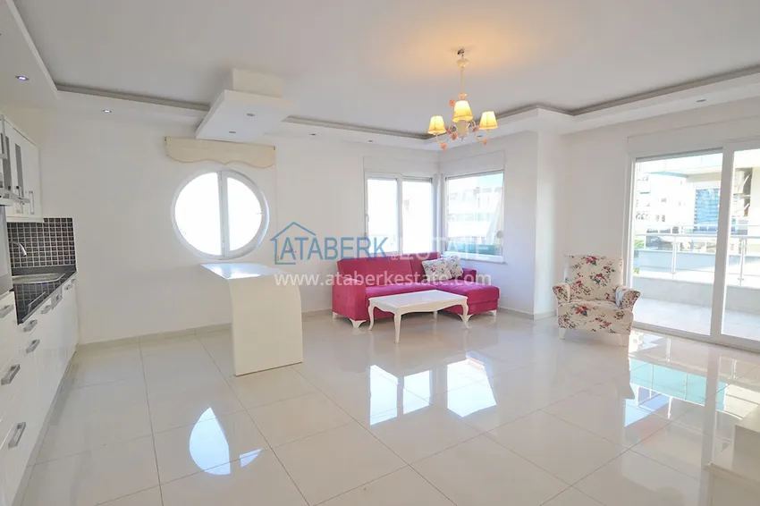 Purchase Furnished 1+1 apartment with side sea view, Kestel district — Alanya 1 