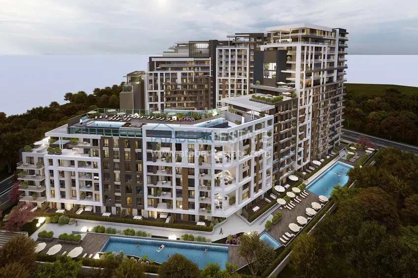 The new premium complex project is the one-of-a-kind main “skyscraper” of Altintash district, Antalya 1 