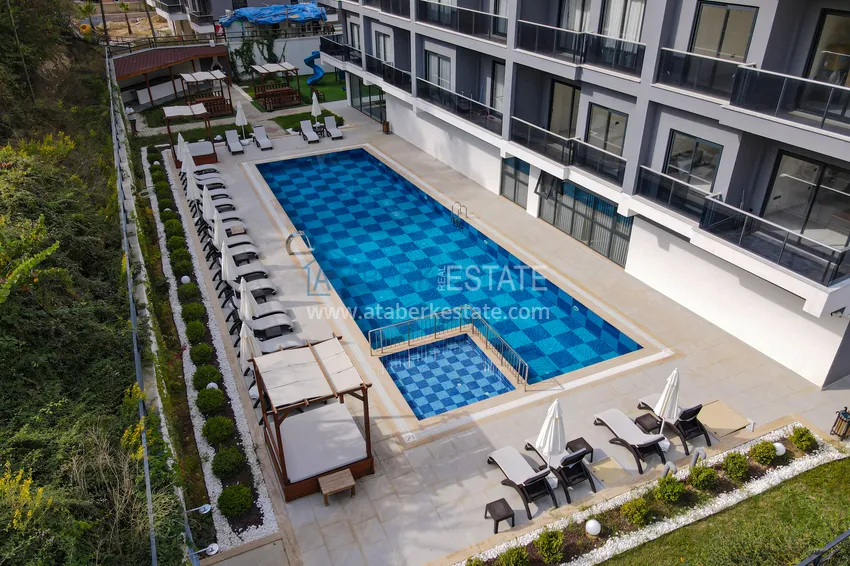 Finished 1+1 apartment in a new building, Avsallar district — Alanya 5 