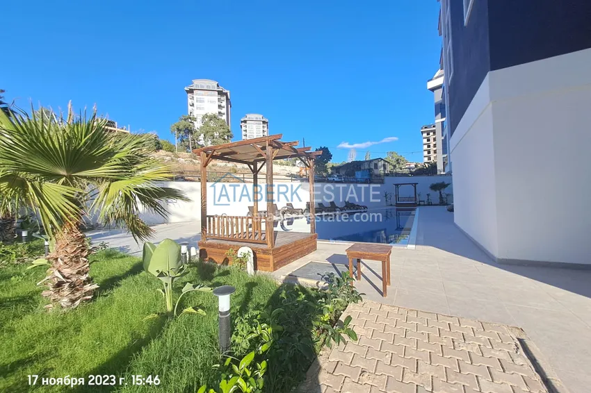 Finished 1+1 apartment in a new building, Avsallar district — Alanya 7 