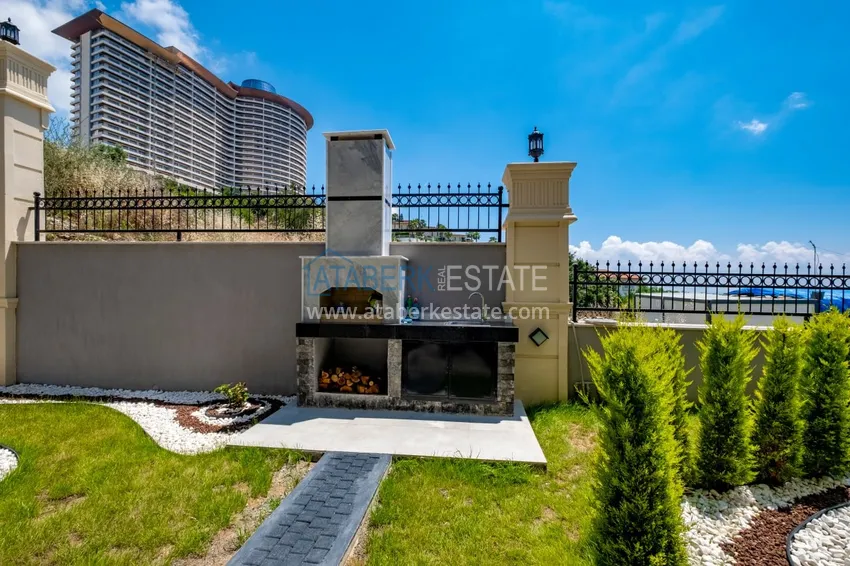 Property for citizenship! Detached luxury villa with stunning views in Kargicak area 20 