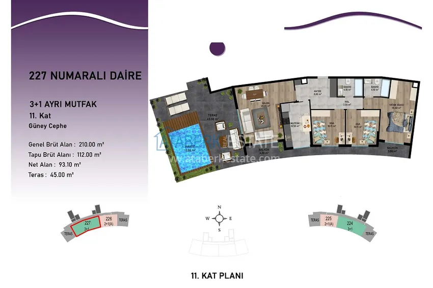 Buy cheap We present a unique project in the Altintash district - a premium complex 1 