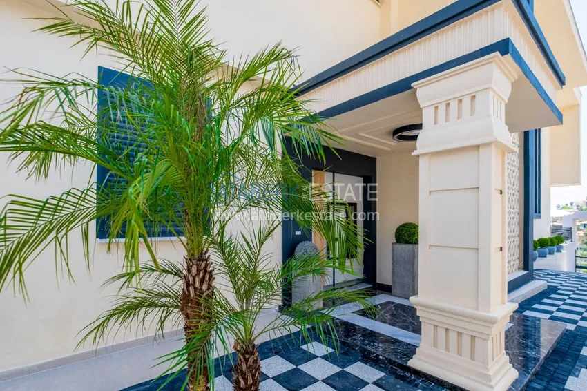 Property for citizenship! Detached luxury villa with stunning views in Kargicak area 22 