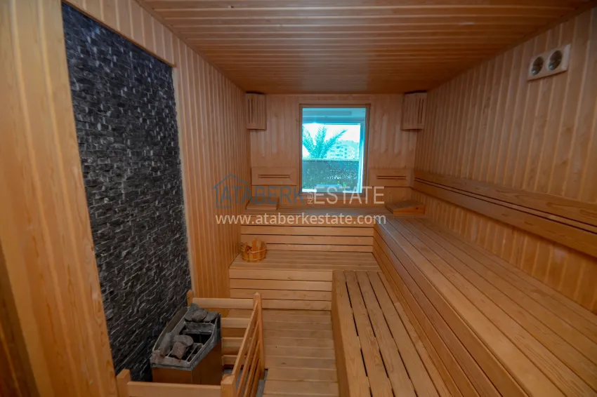 Three-room apartment with furniture in a luxury residential complex in the Cikcilli area 25 