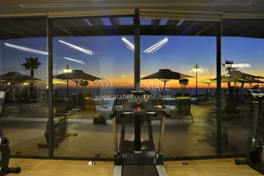 1+1 turnkey apartment 92 m2 with open sea view in a residence with a hotel concept — Konakli, Alanya 29 