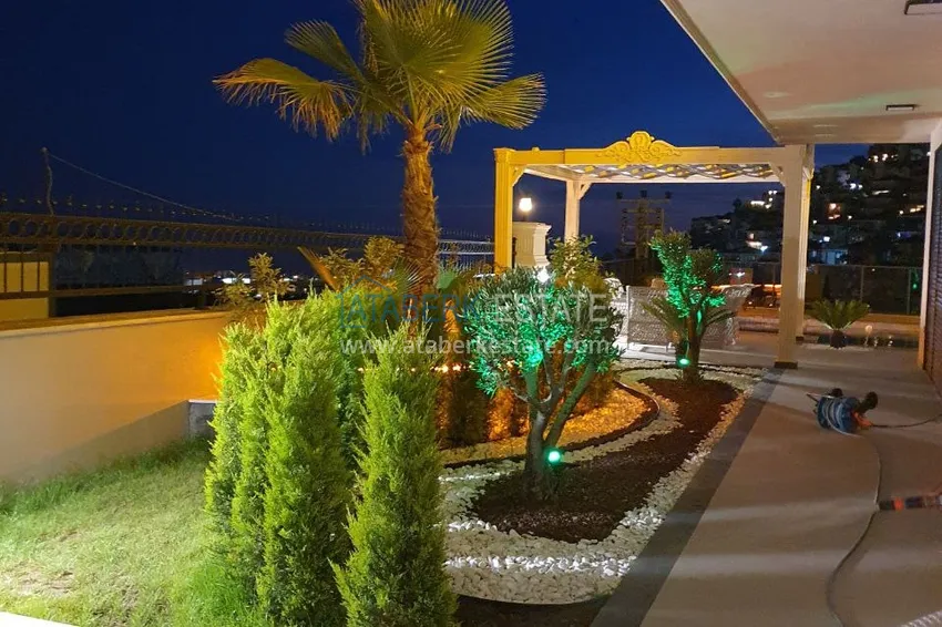 Property for citizenship! Detached luxury villa with stunning views in Kargicak area 26 