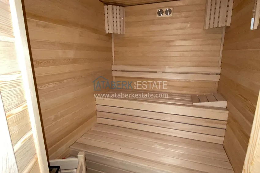 Furnished 1+1 apartment in a complex on the seafront — Alanya, Kargicak district 29 