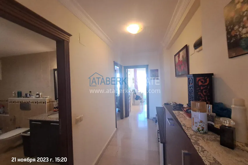 Purchase  Real estate for residence permit. Apartment with furniture and glazed balcony in Tosmur - Alanya 2 