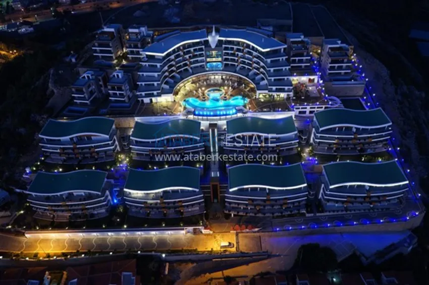 1+1 turnkey apartment 92 m2 with open sea view in a residence with a hotel concept — Konakli, Alanya 3 