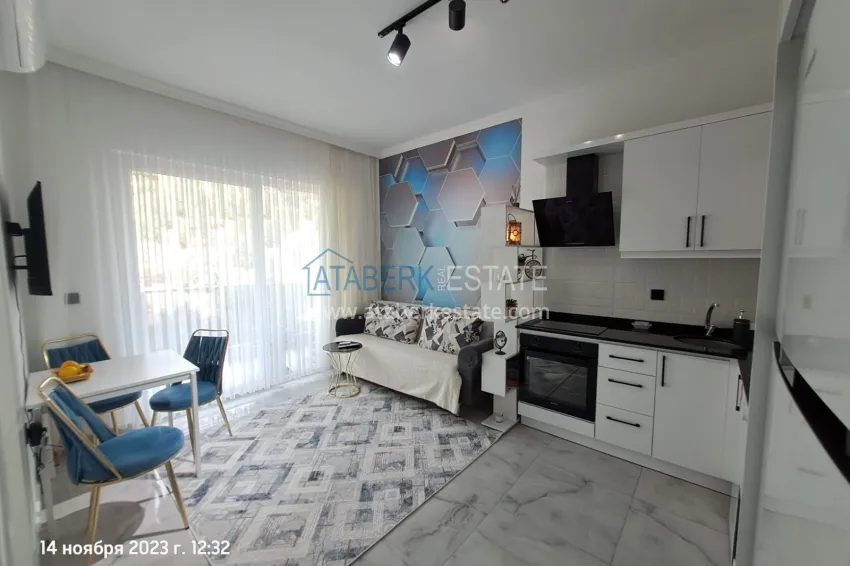 Purchase Furnished 1+1 apartment with mountain views, Avsallar district — Alanya 2