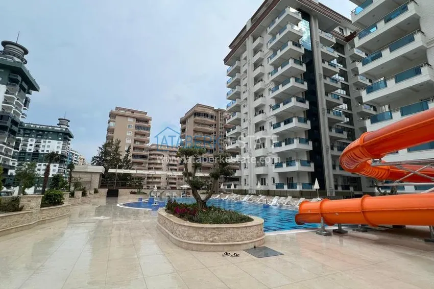1+1 apartment for rent in Mahmutlar in a luxurious residential complex D-38 1