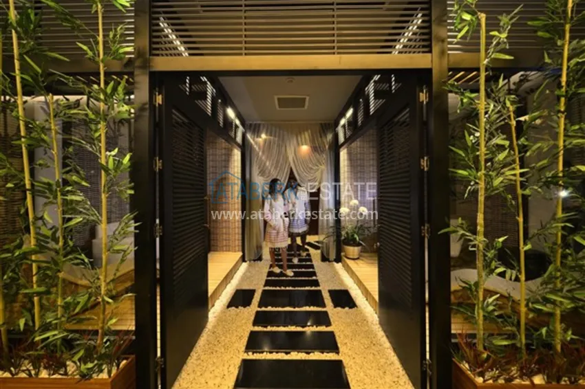 1+1 turnkey apartment 92 m2 with open sea view in a residence with a hotel concept — Konakli, Alanya 33 