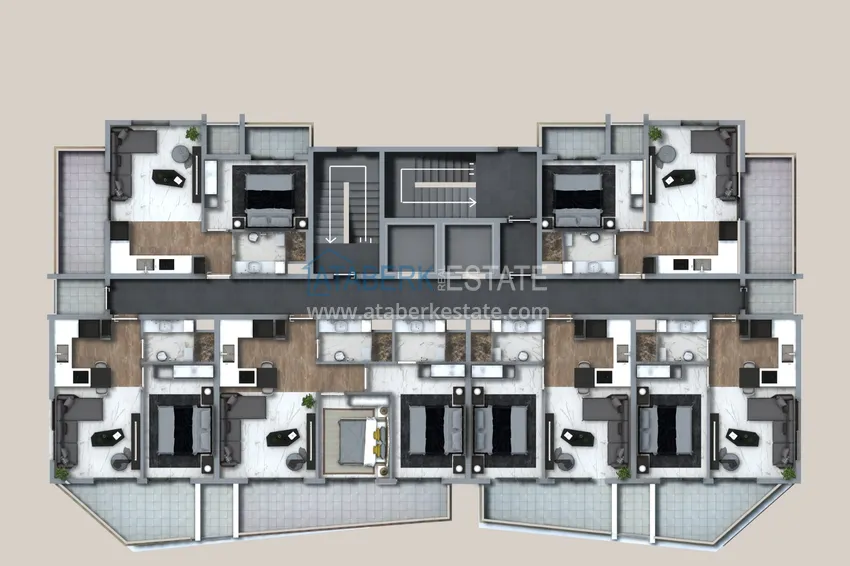 Buy cheap Apartments in Alanya, Avsallar - affordable installments and accommodation 1 