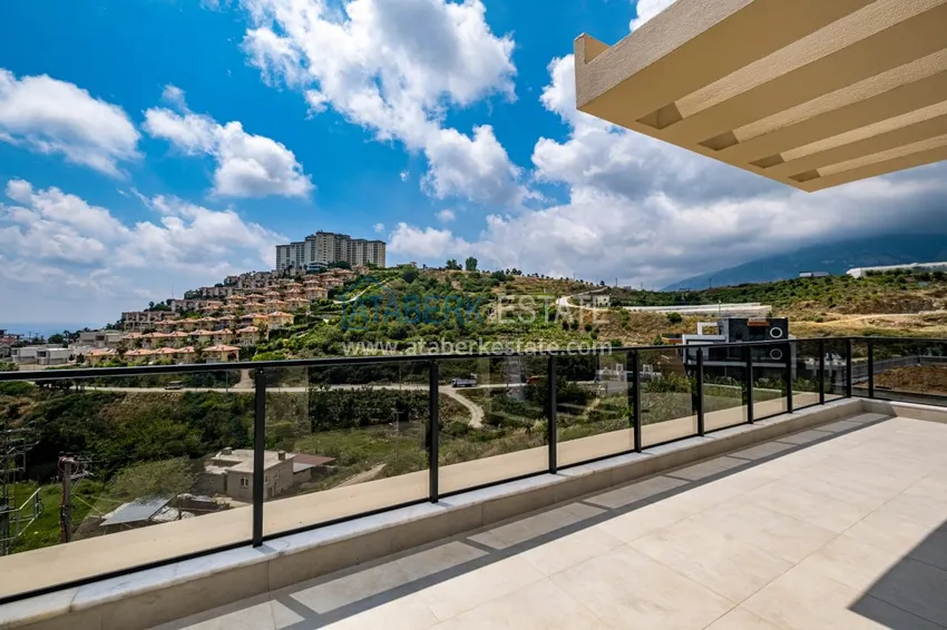 Purchase  Property for citizenship! Detached luxury villa with stunning views in Kargicak area 36 