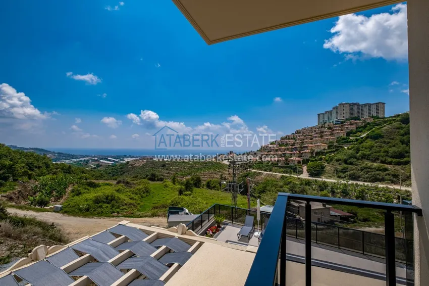 Purchase  Property for citizenship! Detached luxury villa with stunning views in Kargicak area 38 