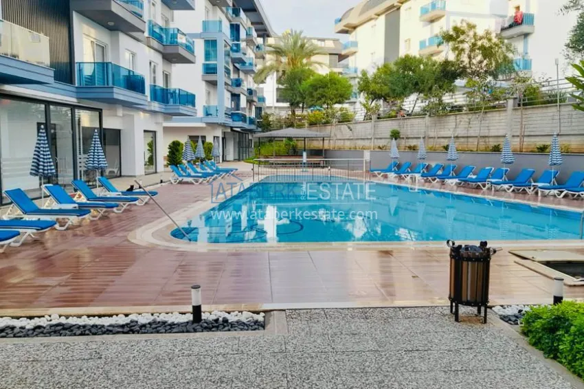 Newly furnished apartment with a glazed balcony in a modern complex - Oba district, Alanya 3 