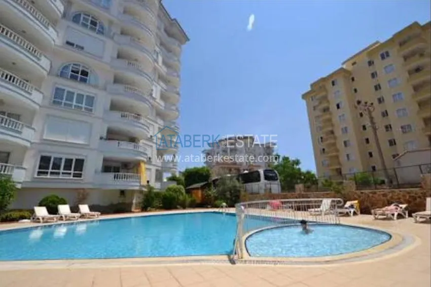 Three-room furnished apartment with mountain views in the Tosmur area. 3 