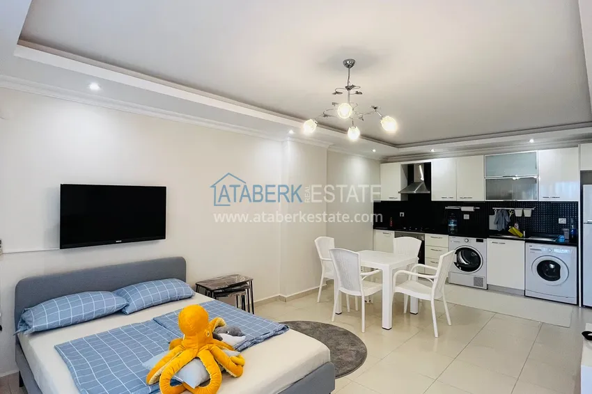 Purchase  Apartment in Avsallar in a complex with a private beach, furnished with sea views  3 