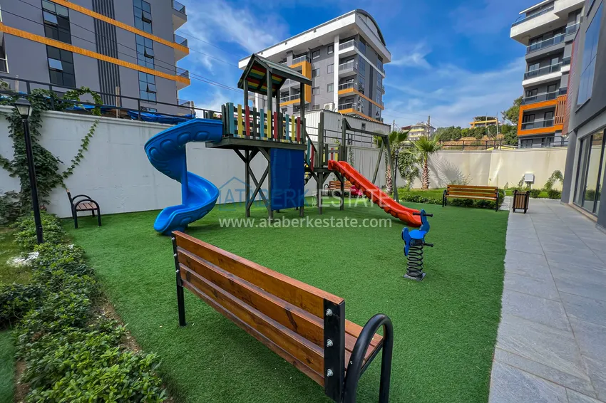 Finished 1+1 apartment in a new building, Avsallar district — Alanya 11 