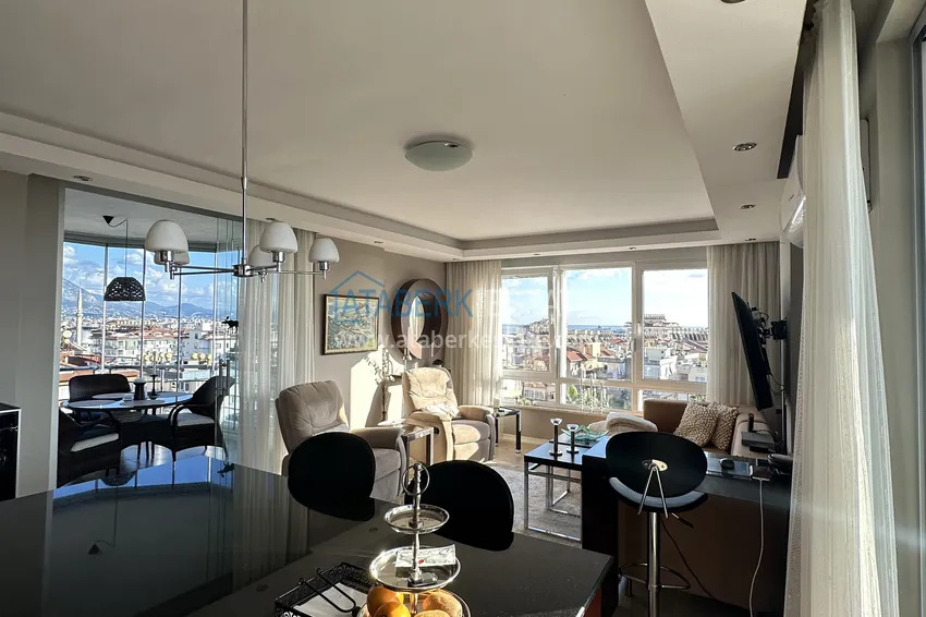 Purchase  Apartment in the center of Alanya, furnished with panoramic views of the sea and the fortress 3 