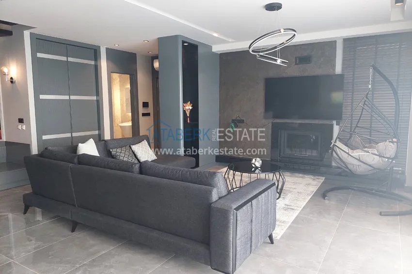 Purchase Rent a two-level premium villa with a private pool in Mahmutlar 3 