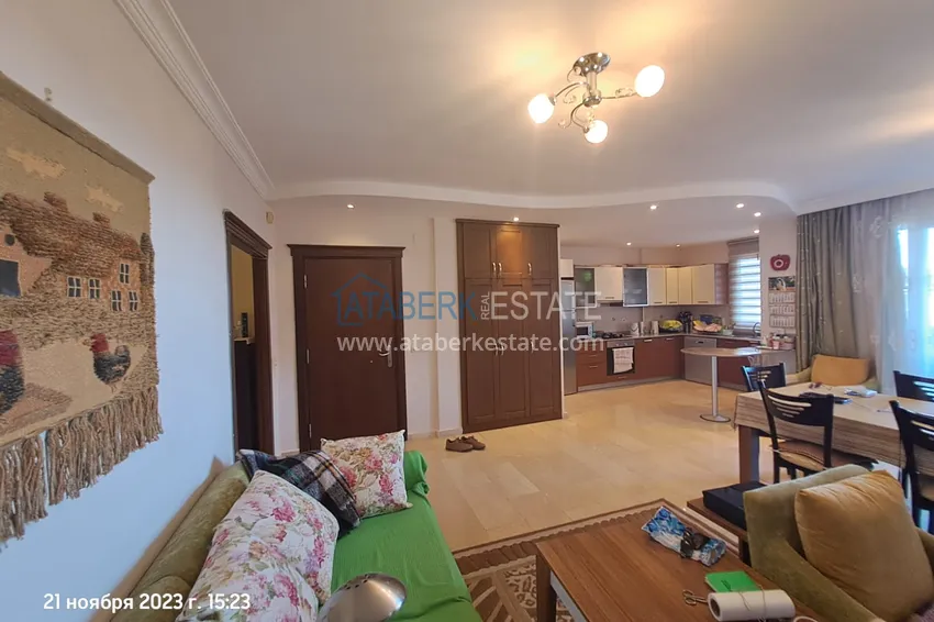 Purchase  Real estate for residence permit. Apartment with furniture and glazed balcony in Tosmur - Alanya 4 